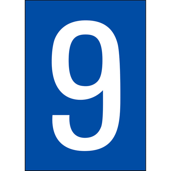 Brady NL859A4BL-9 Numbers & letters DIN A4 size 911215