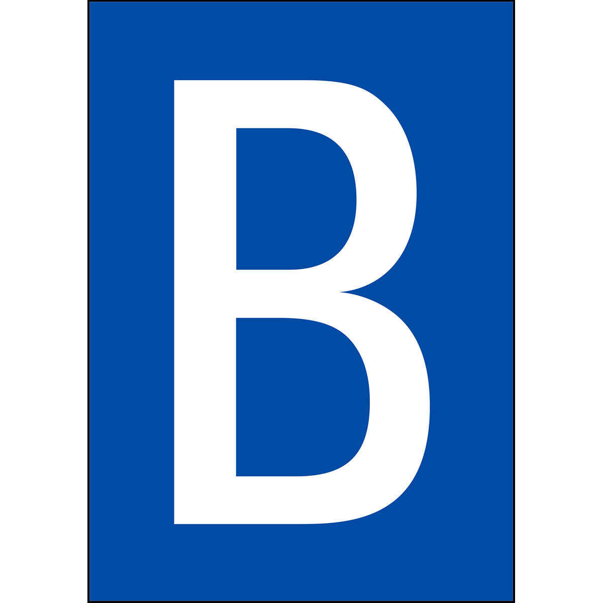 Brady NL859A4BL-B Numbers & letters DIN A4 size 911212