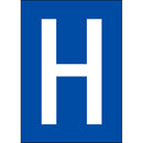 Brady NL7541A4BL-H Numbers & letters DIN A4 size 911438