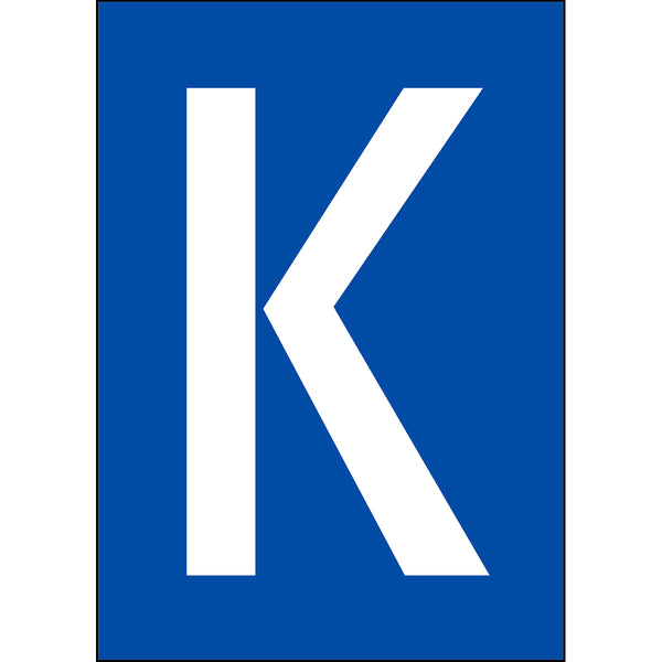 Brady NL7541A4BL-K Numbers & letters DIN A4 size 911435