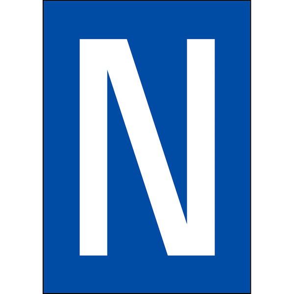 Brady NL859A4BL-N Numbers & letters DIN A4 size 911198
