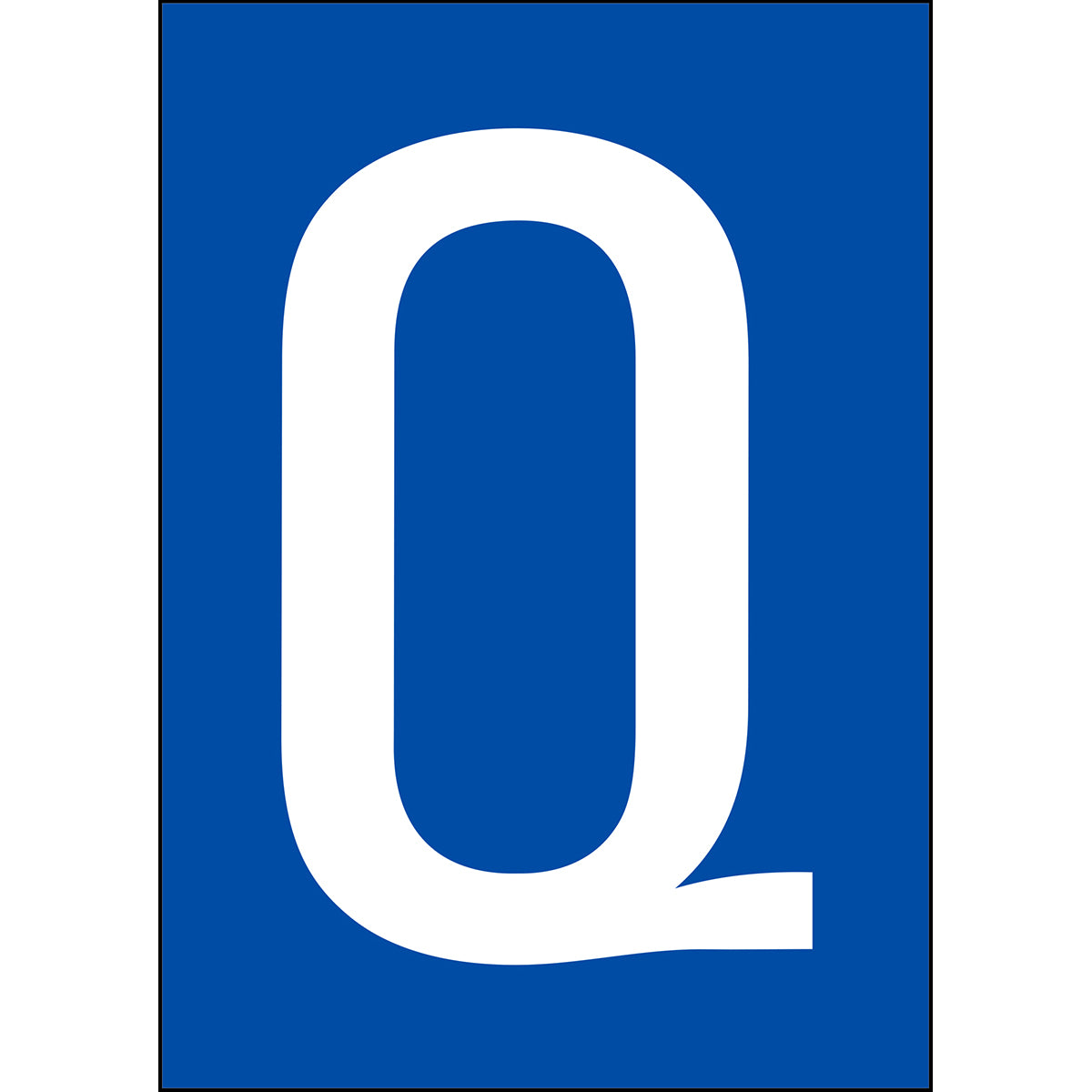 Brady NL859A4BL-Q Numbers & letters DIN A4 size 911195