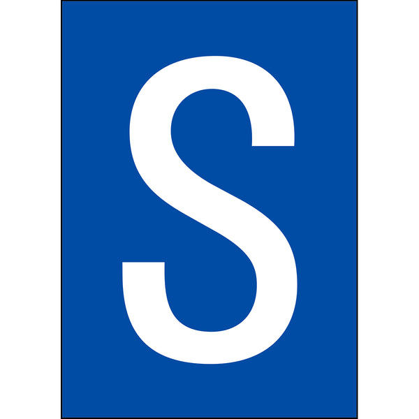 Brady NL7541A4BL-S Numbers & letters DIN A4 size 911427