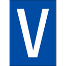 Brady NL7541A4BL-V Numbers & letters DIN A4 size 911424