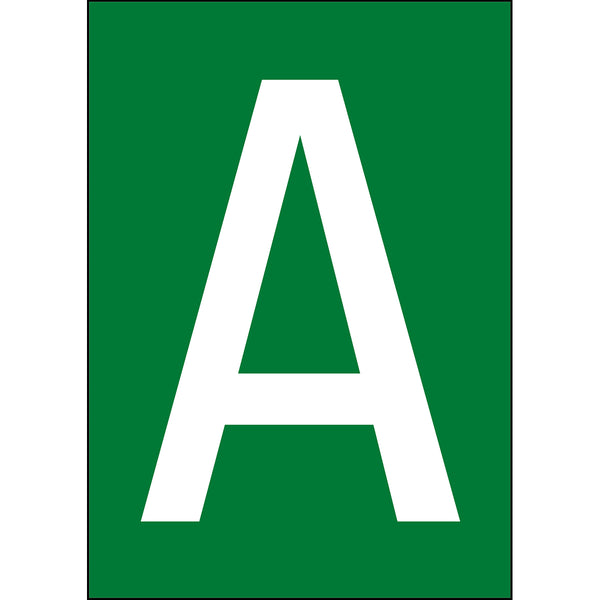 Brady NL859A4GR-A Numbers & letters DIN A4 size 911175