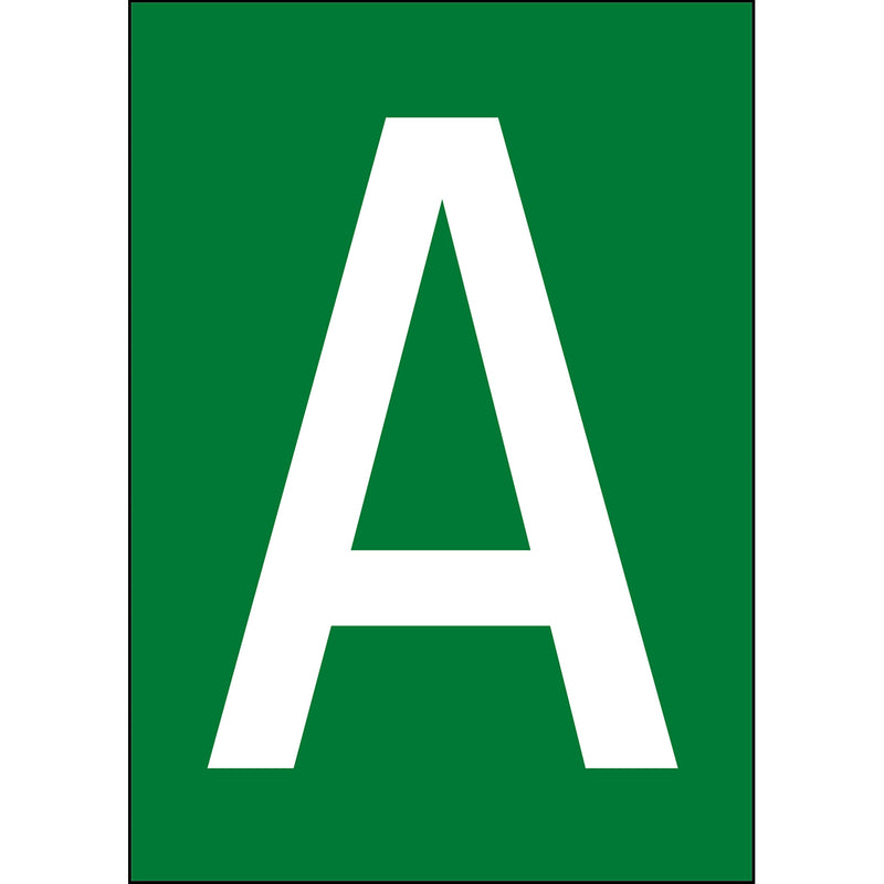 Brady NL859A4GR-A Numbers & letters DIN A4 size 911175