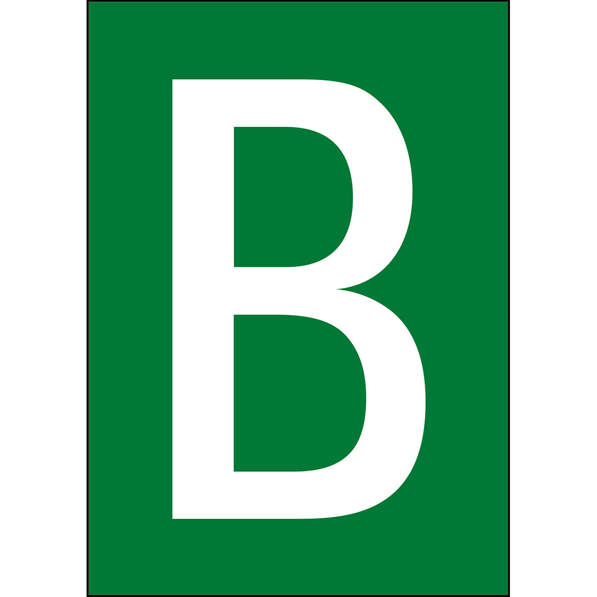 Brady NL7541A4GR-B Numbers & letters DIN A4 size 911407