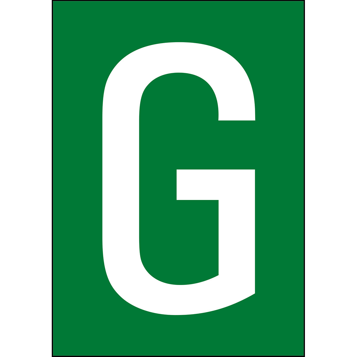 Brady NL859A4GR-G Numbers & letters DIN A4 size 911166
