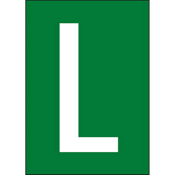 Brady NL7527A4GR-L Numbers & letters DIN A4 size 911629