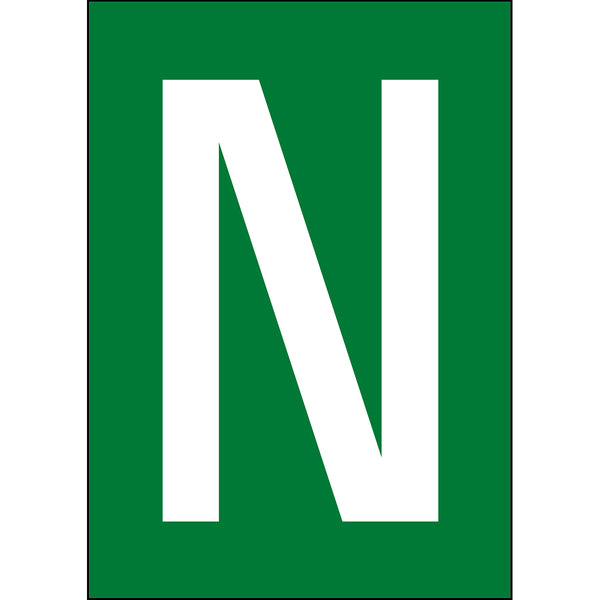 Brady NL859A4GR-N Numbers & letters DIN A4 size 911159