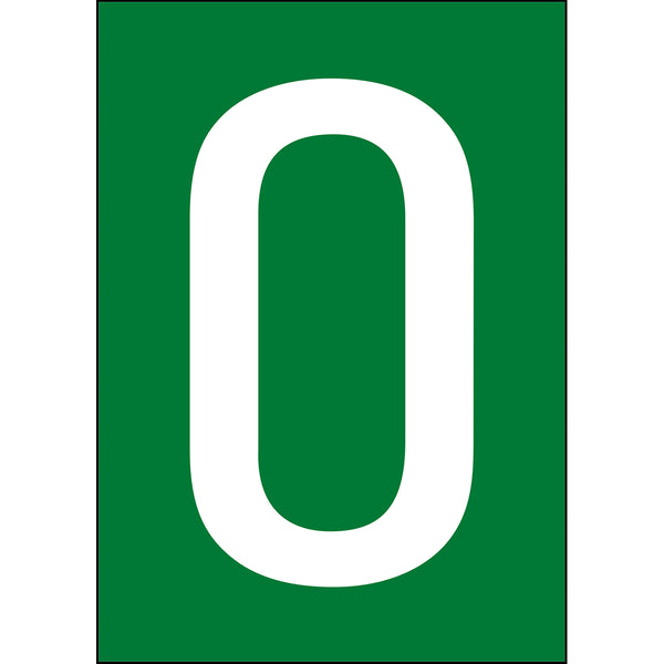 Brady NL859A4GR-O Numbers & letters DIN A4 size 911158