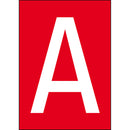 Brady NL7541A4RD-A Numbers & letters DIN A4 size 911370