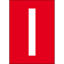 Brady NL7541A4RD-I Numbers & letters DIN A4 size 911359