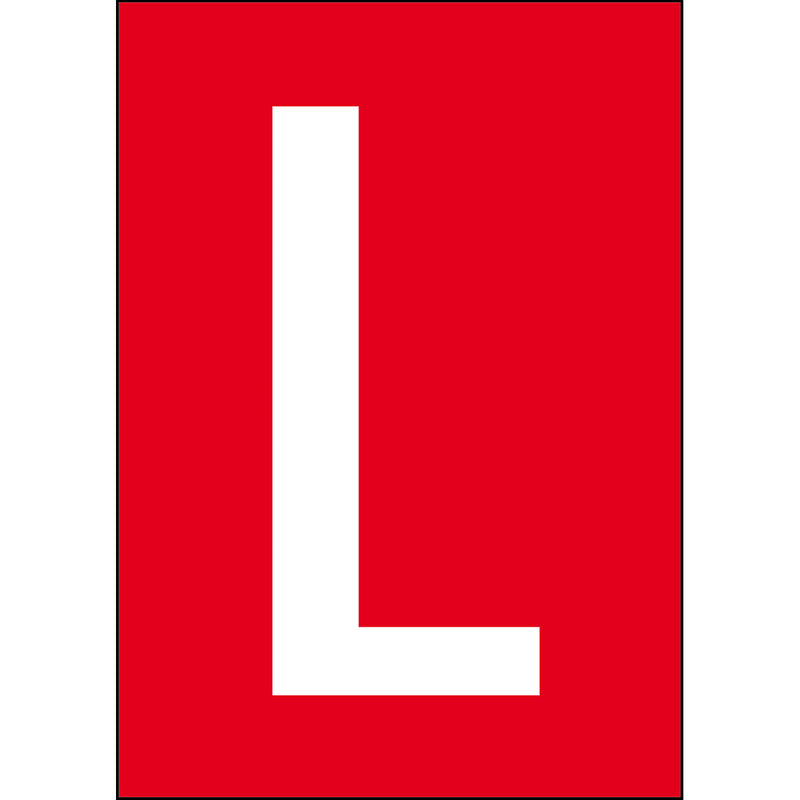 Brady NL859A4RD-L Numbers & letters DIN A4 size 911122
