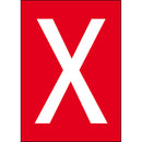 Brady NL859A4RD-X Numbers & letters DIN A4 size 911110