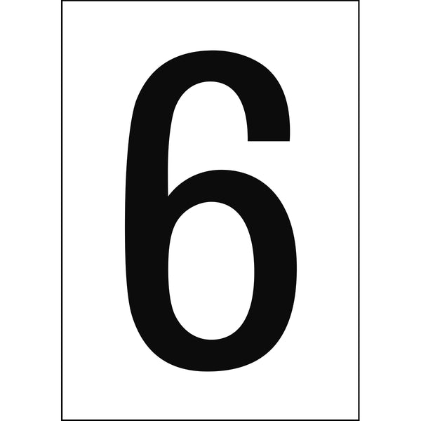 Brady NL859A4WH-6 Numbers & letters DIN A4 size 911101