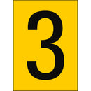 Brady NL7527A4YL-3 Numbers & letters DIN A4 size 911533