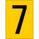 Brady NL7527A4YL-7 Numbers & letters DIN A4 size 911529