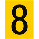 Brady NL7527A4YL-8 Numbers & letters DIN A4 size 911528