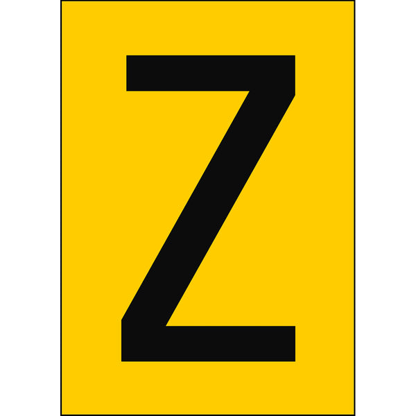 Brady NL7541A4YL-Z Numbers & letters DIN A4 size 911264