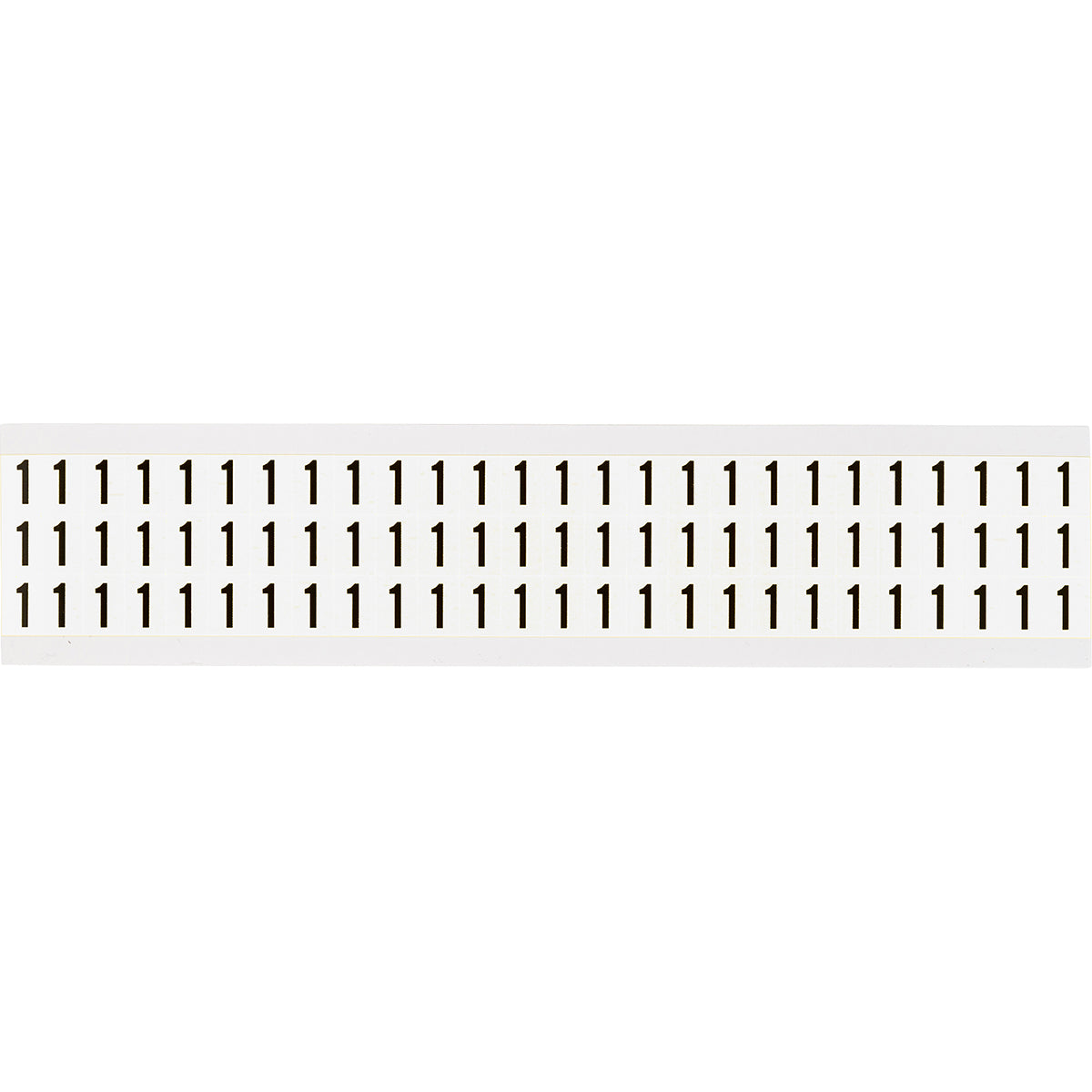 Brady NL-W05-1 Identical numbers and letters on one card for indoor use 234154