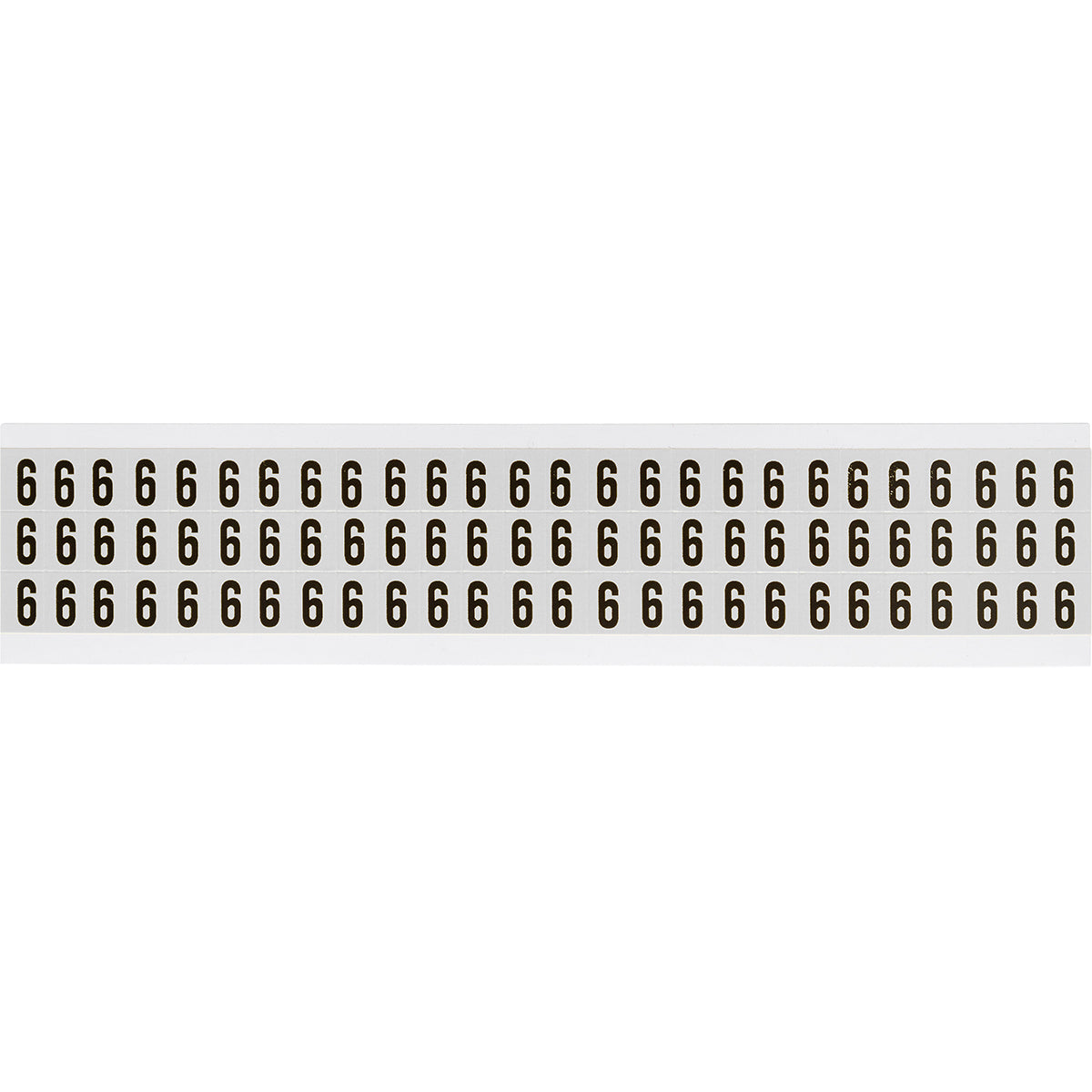 Brady NL-W05-6 Identical numbers and letters on one card for indoor use 234159