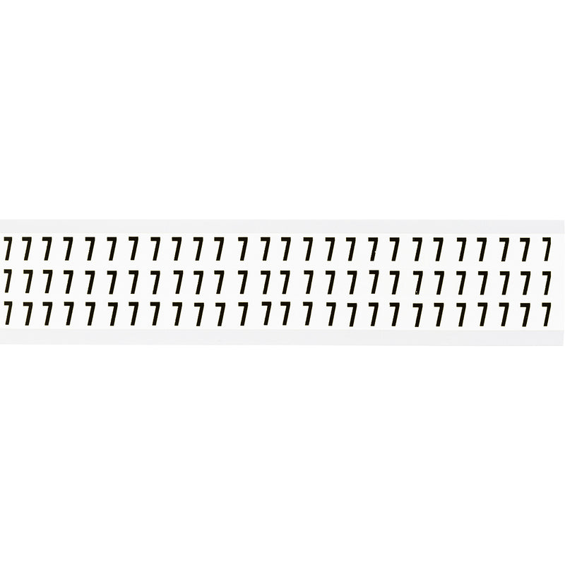 Brady NL-W05-7 Identical numbers and letters on one card for indoor use 234160