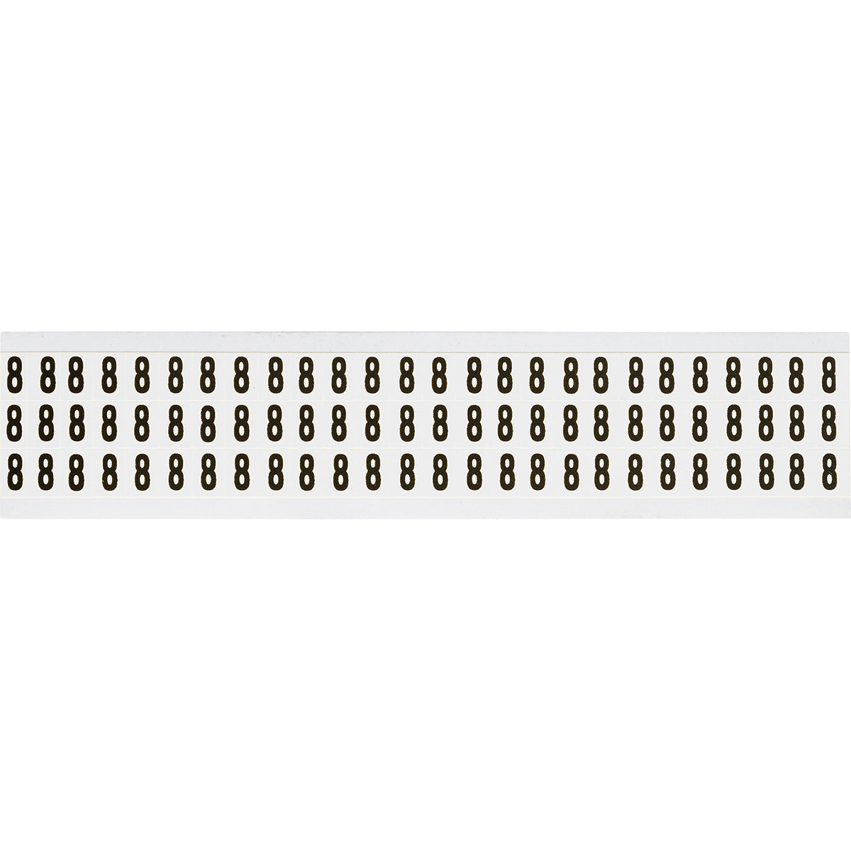 Brady NL-W05-8 Identical numbers and letters on one card for indoor use 234161