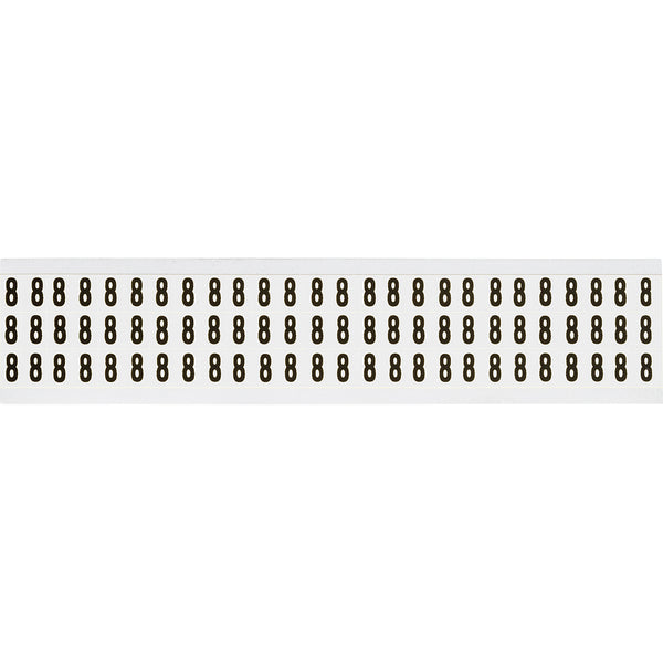 Brady NL-W05-8 Identical numbers and letters on one card for indoor use 234161