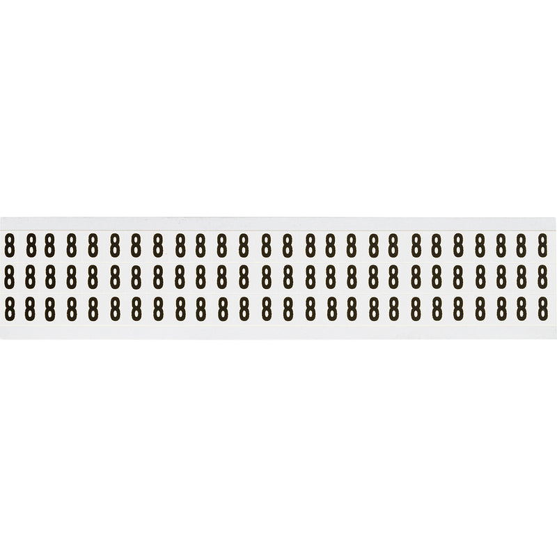Brady NL-W05-8 Identical numbers and letters on one card for indoor use 234161