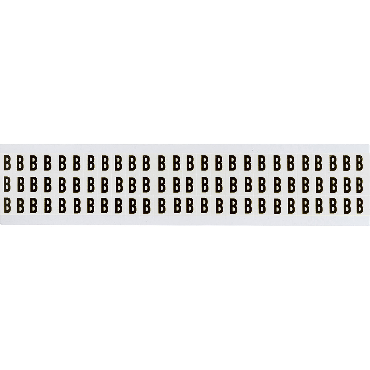 Brady NL-W05-B Identical numbers and letters on one card for indoor use 234164