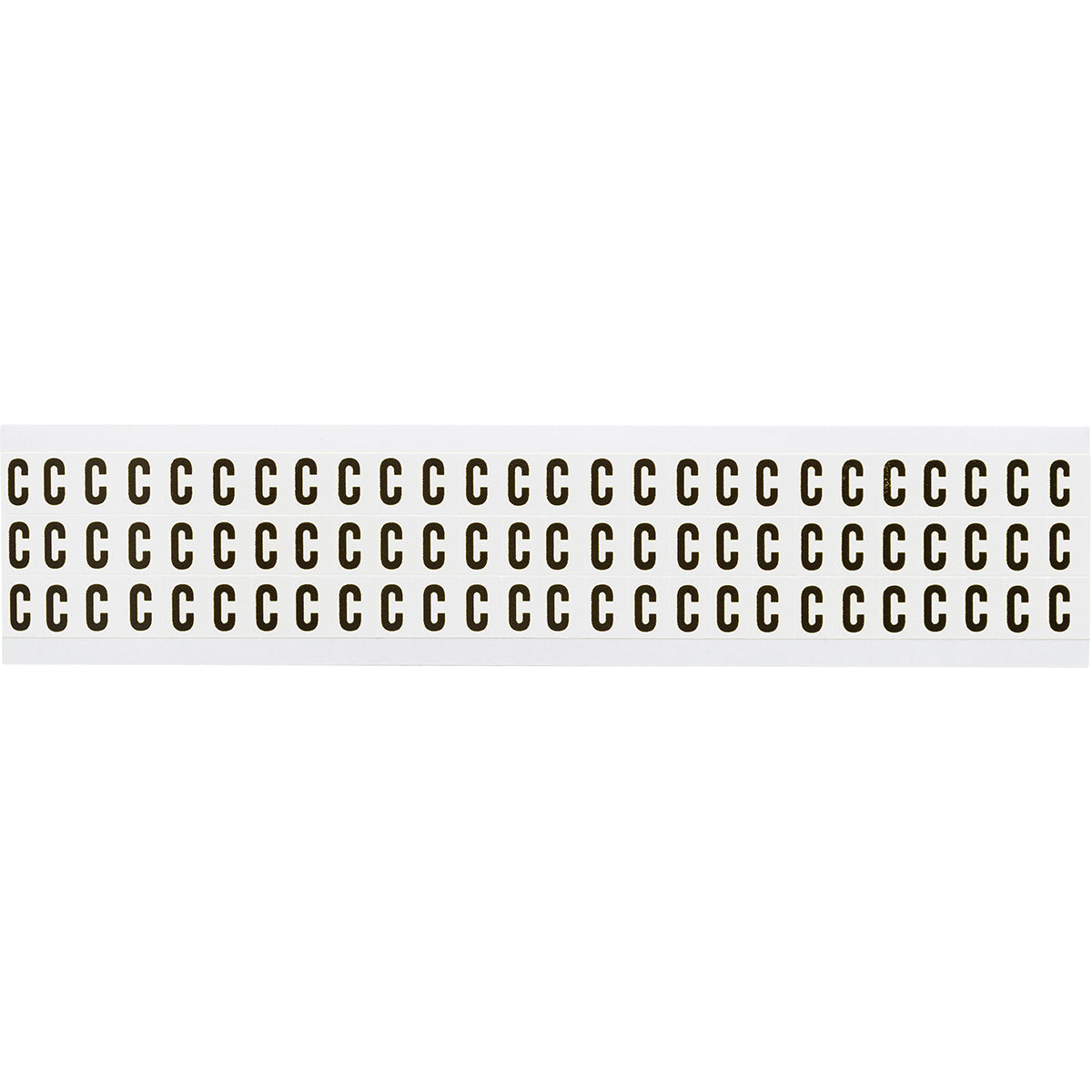 Brady NL-W05-C Identical numbers and letters on one card for indoor use 234165