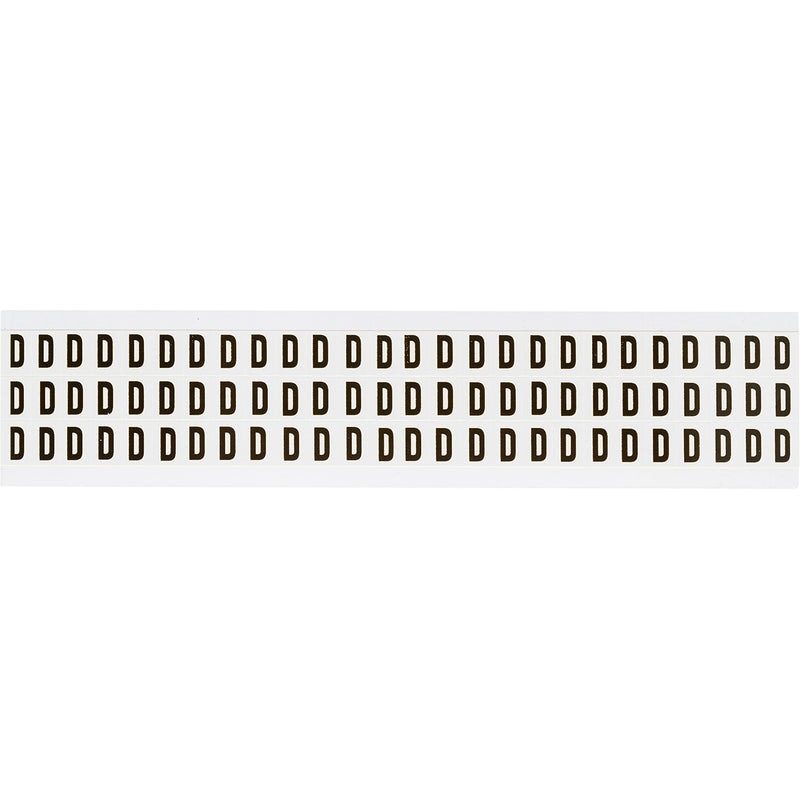 Brady NL-W05-D Identical numbers and letters on one card for indoor use 234166