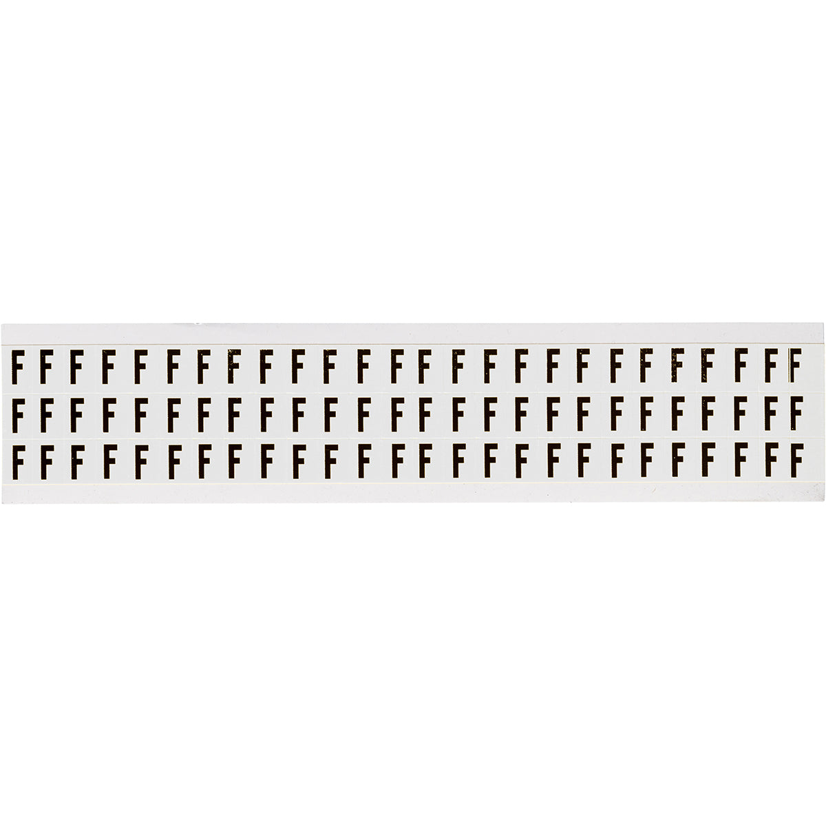 Brady NL-W05-F Identical numbers and letters on one card for indoor use 234168