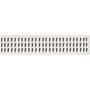 Brady NL-W05-F Identical numbers and letters on one card for indoor use 234168