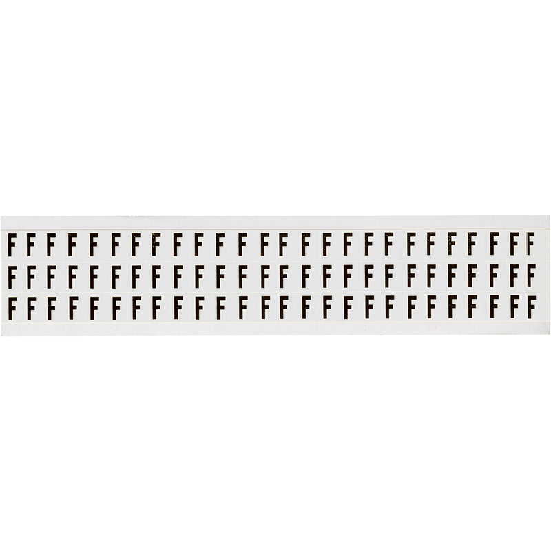 Brady NL-W05-F Identical numbers and letters on one card for indoor use 234168