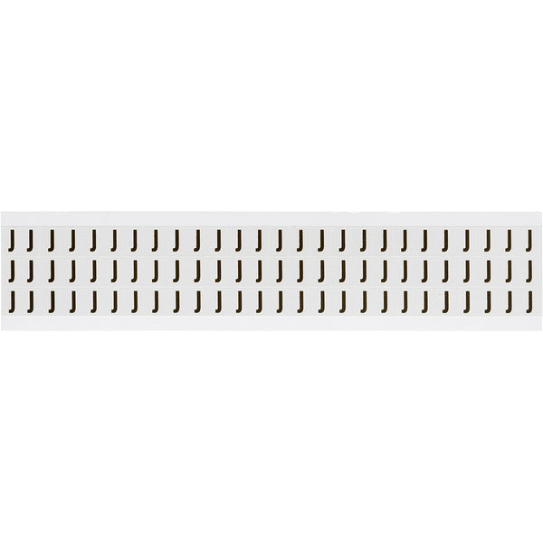 Brady NL-W05-J Identical numbers and letters on one card for indoor use 234172