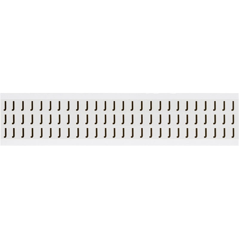 Brady NL-W05-J Identical numbers and letters on one card for indoor use 234172