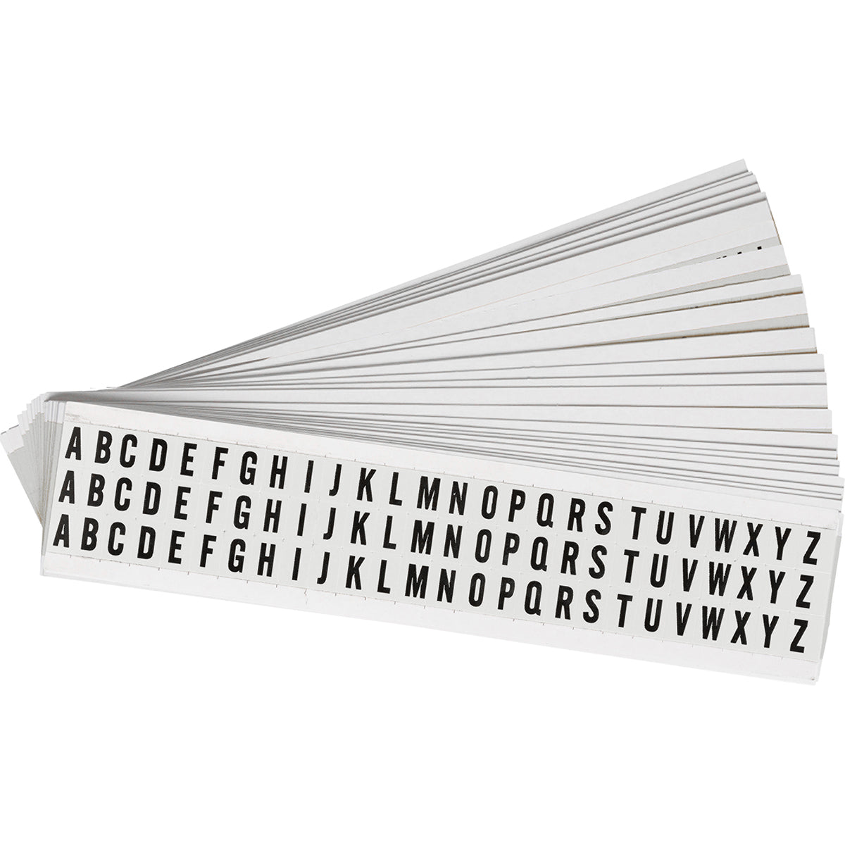 Brady NL-W05-LC Identical numbers and letters on one card for indoor use 234192