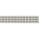 Brady NL-W05-O-CAP Identical numbers and letters on one card for indoor use 234177