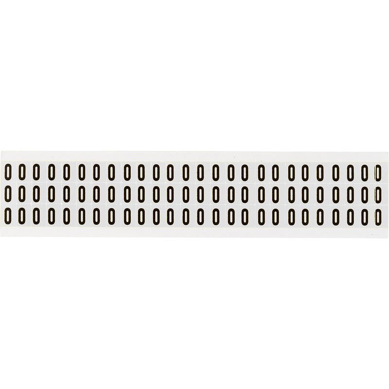 Brady NL-W05-O-CAP Identical numbers and letters on one card for indoor use 234177