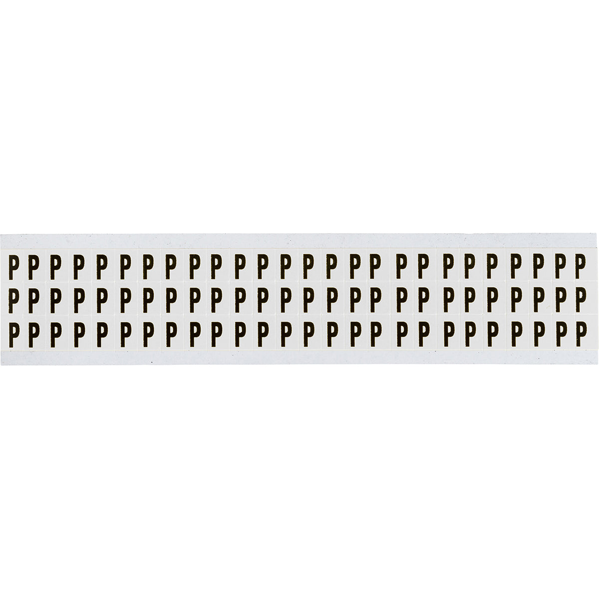 Brady NL-W05-P Identical numbers and letters on one card for indoor use 234178