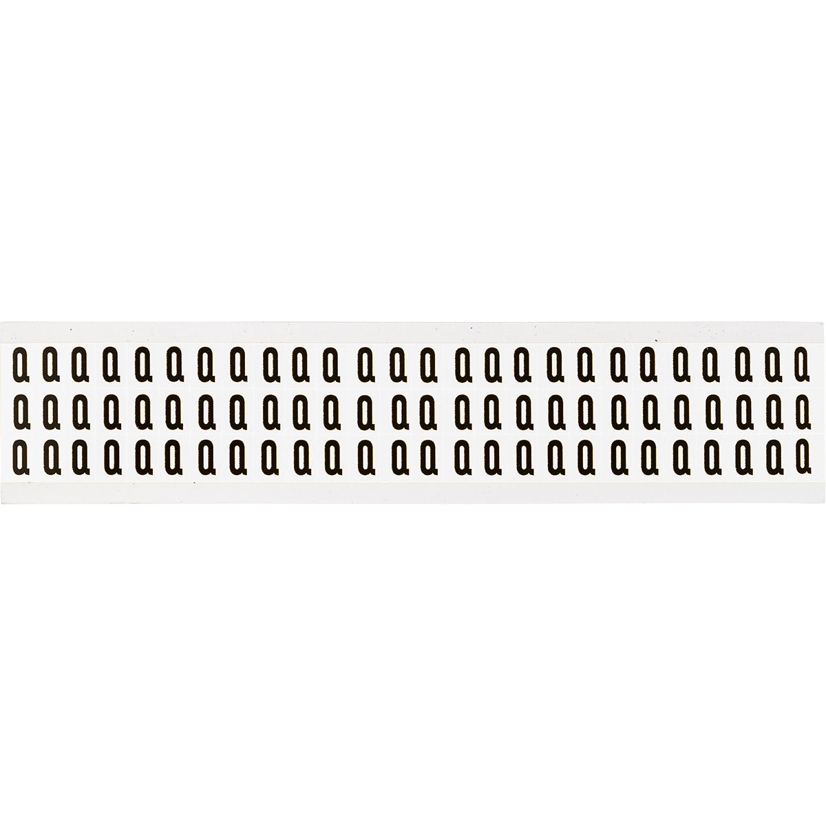 Brady NL-W05-Q Identical numbers and letters on one card for indoor use 234179