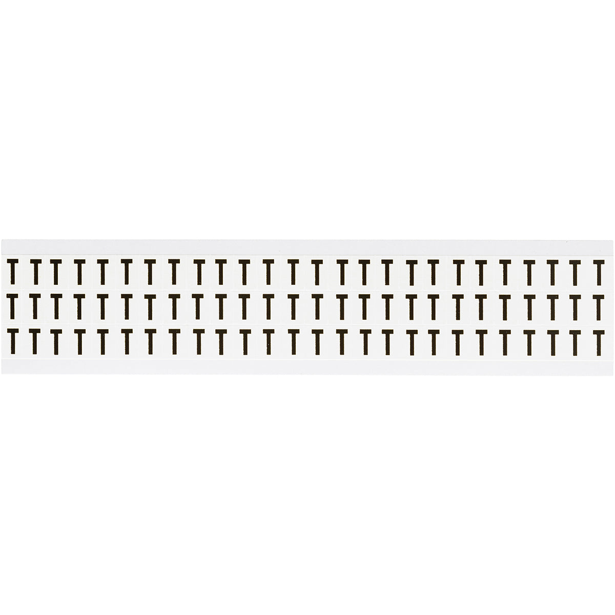 Brady NL-W05-T Identical numbers and letters on one card for indoor use 234182