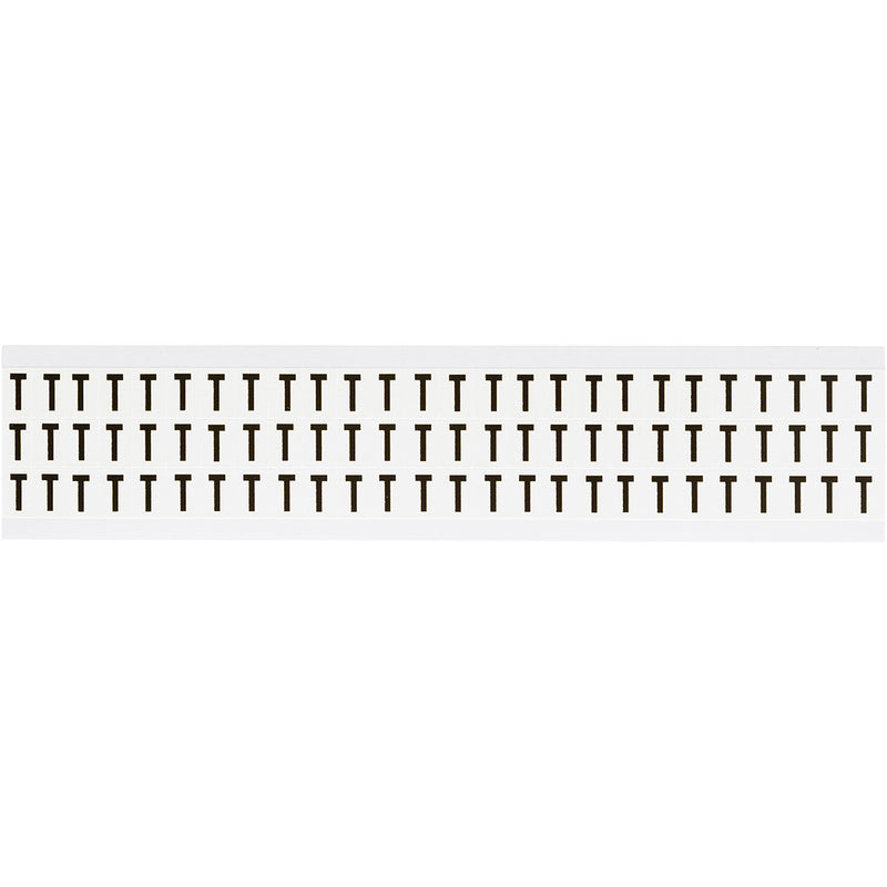 Brady NL-W05-T Identical numbers and letters on one card for indoor use 234182