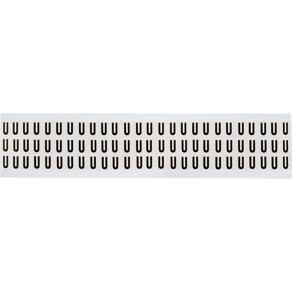 Brady NL-W05-U Identical numbers and letters on one card for indoor use 234183