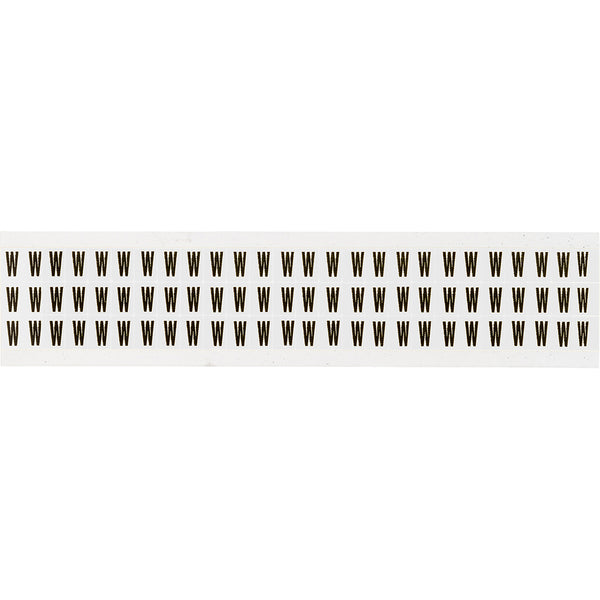 Brady NL-W05-W Identical numbers and letters on one card for indoor use 234185