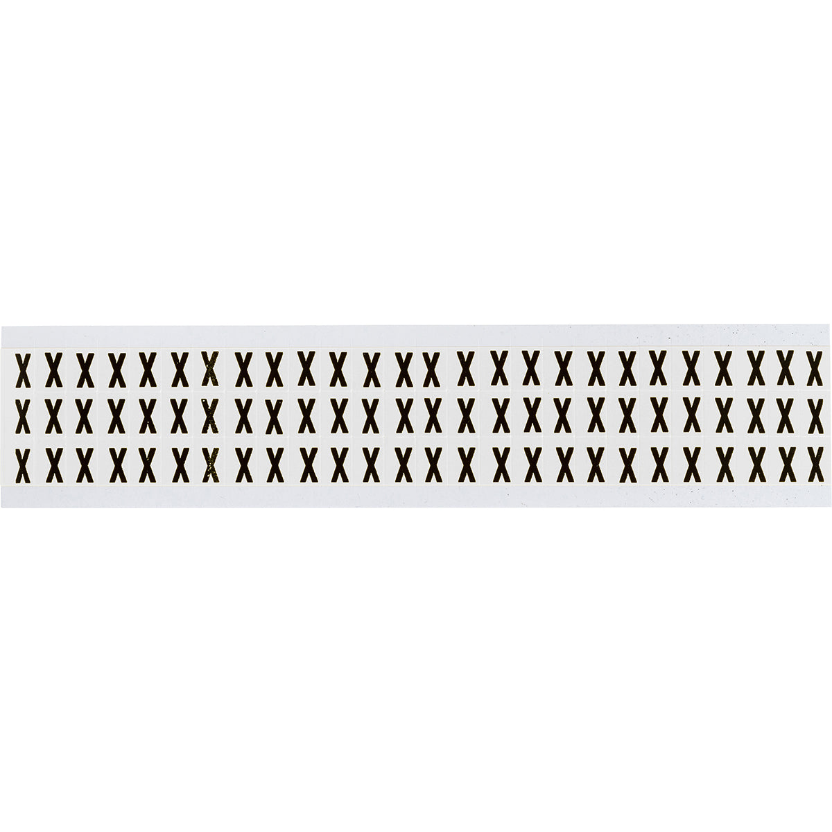 Brady NL-W05-X Identical numbers and letters on one card for indoor use 234186