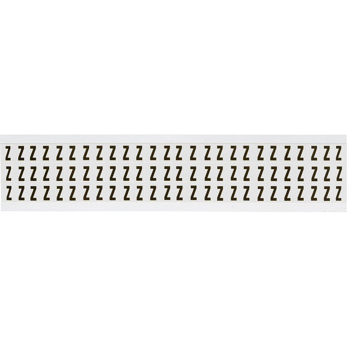 Brady NL-W05-Z Identical numbers and letters on one card for indoor use 234188