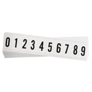 Brady NL-W15-NC Identical numbers and letters on one card for indoor use 234393